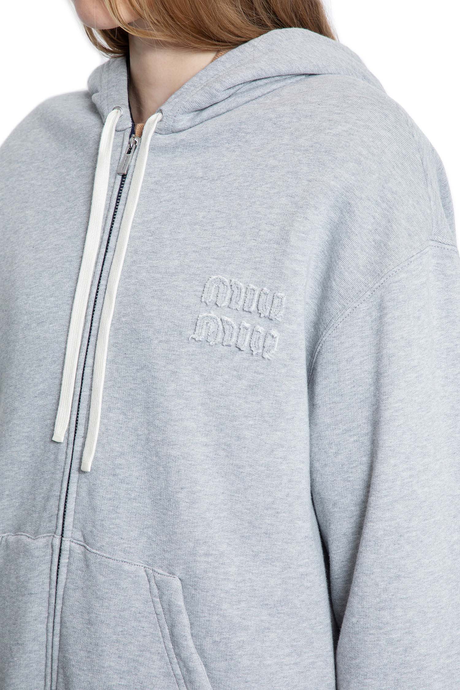 Jersey and Technical Pongé Blouson Jacket