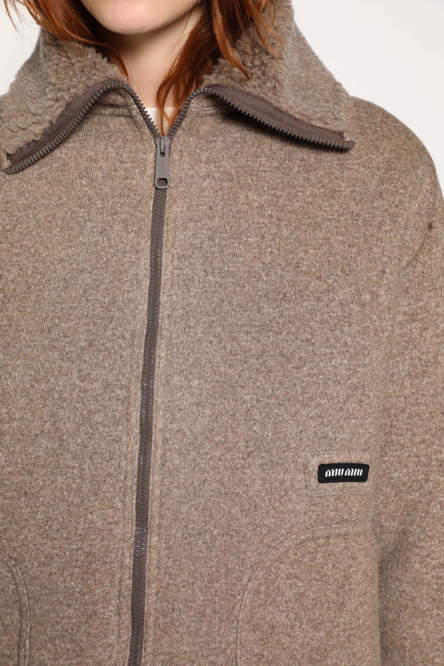 Cotton Fleece Blouson Jacket