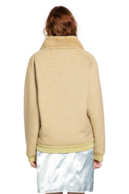 Cotton Fleece Zipper Blouson Jacket