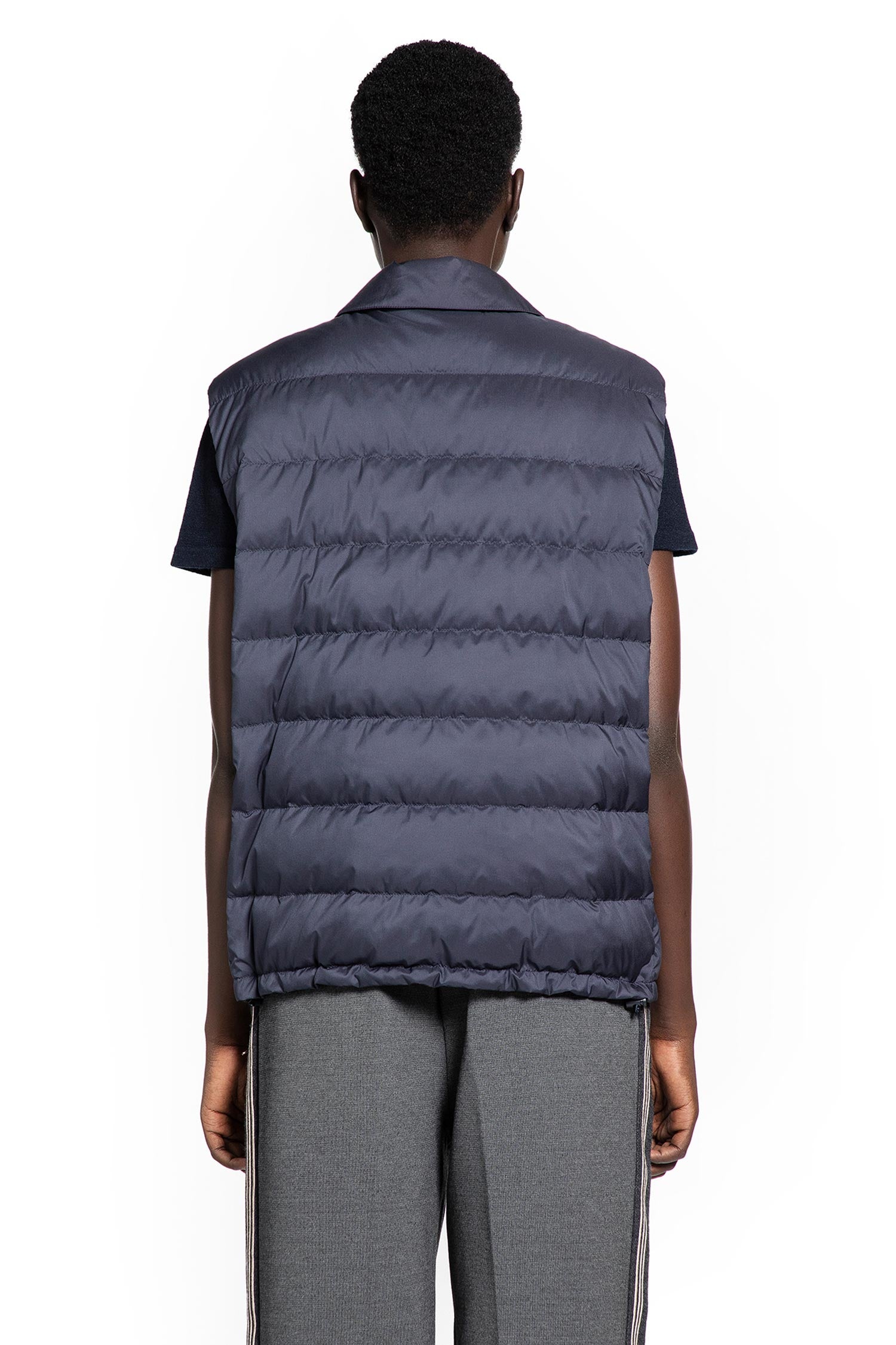 Technical Pongé Down Vest