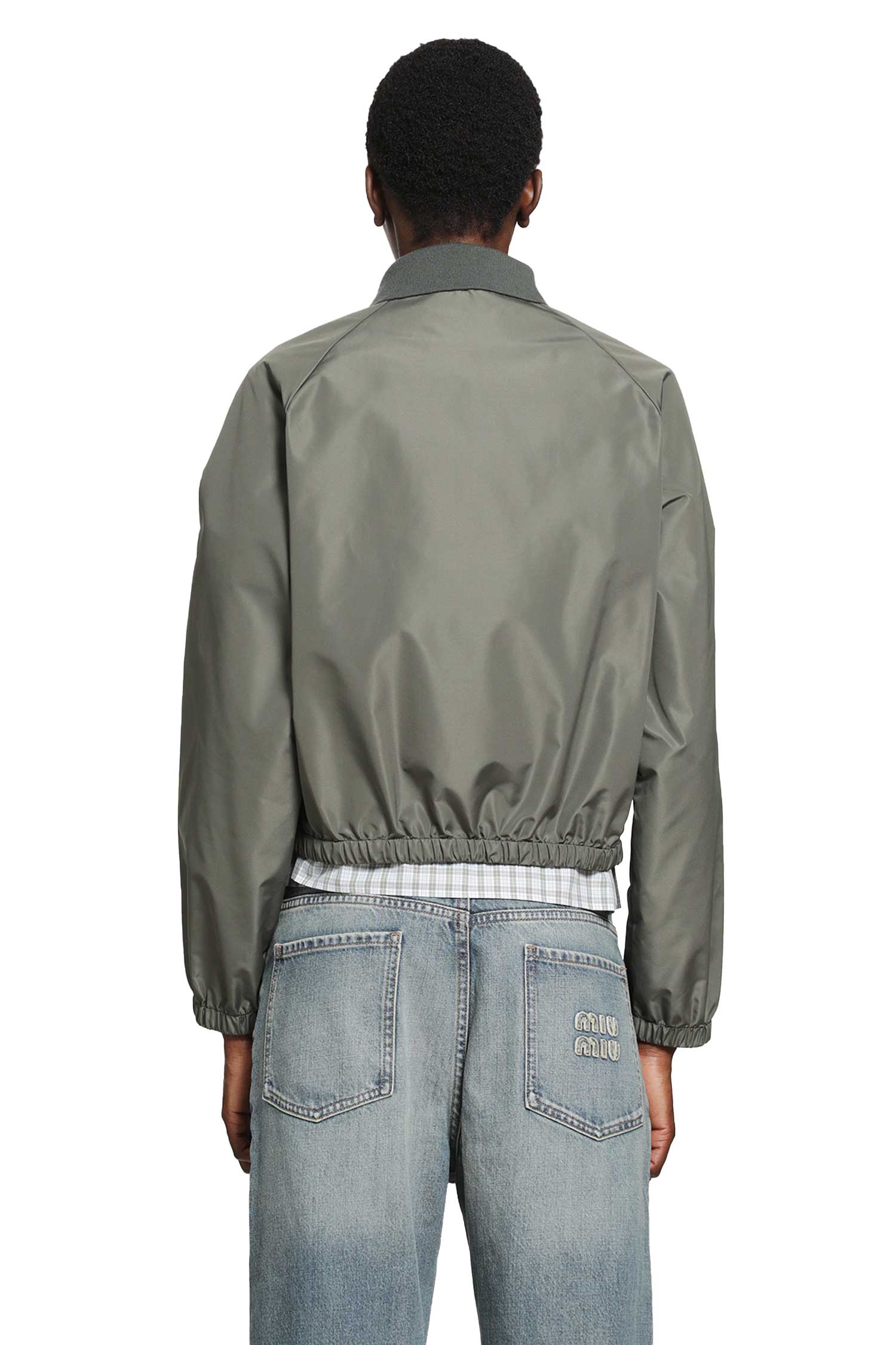 MIU MIU Technical Fabric Blouson Jacket woman