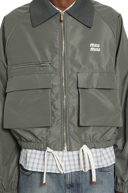 Technical Fabric Blouson Jacket