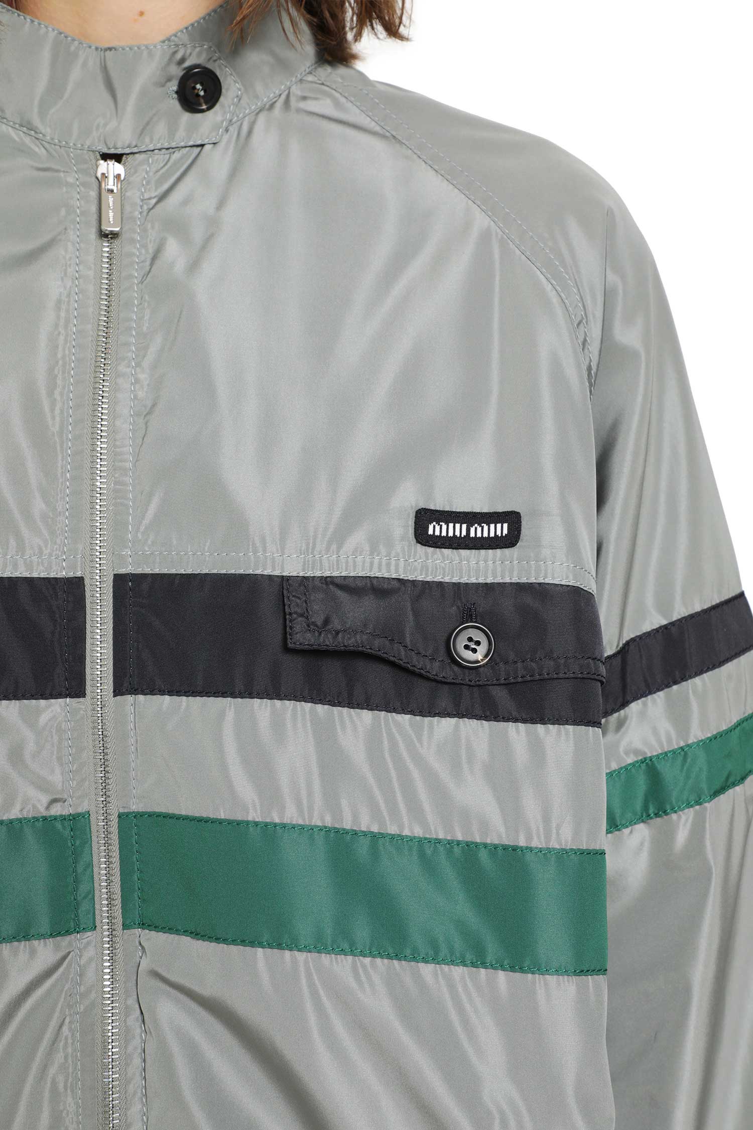 Technical Silk Jacket Track Jacket