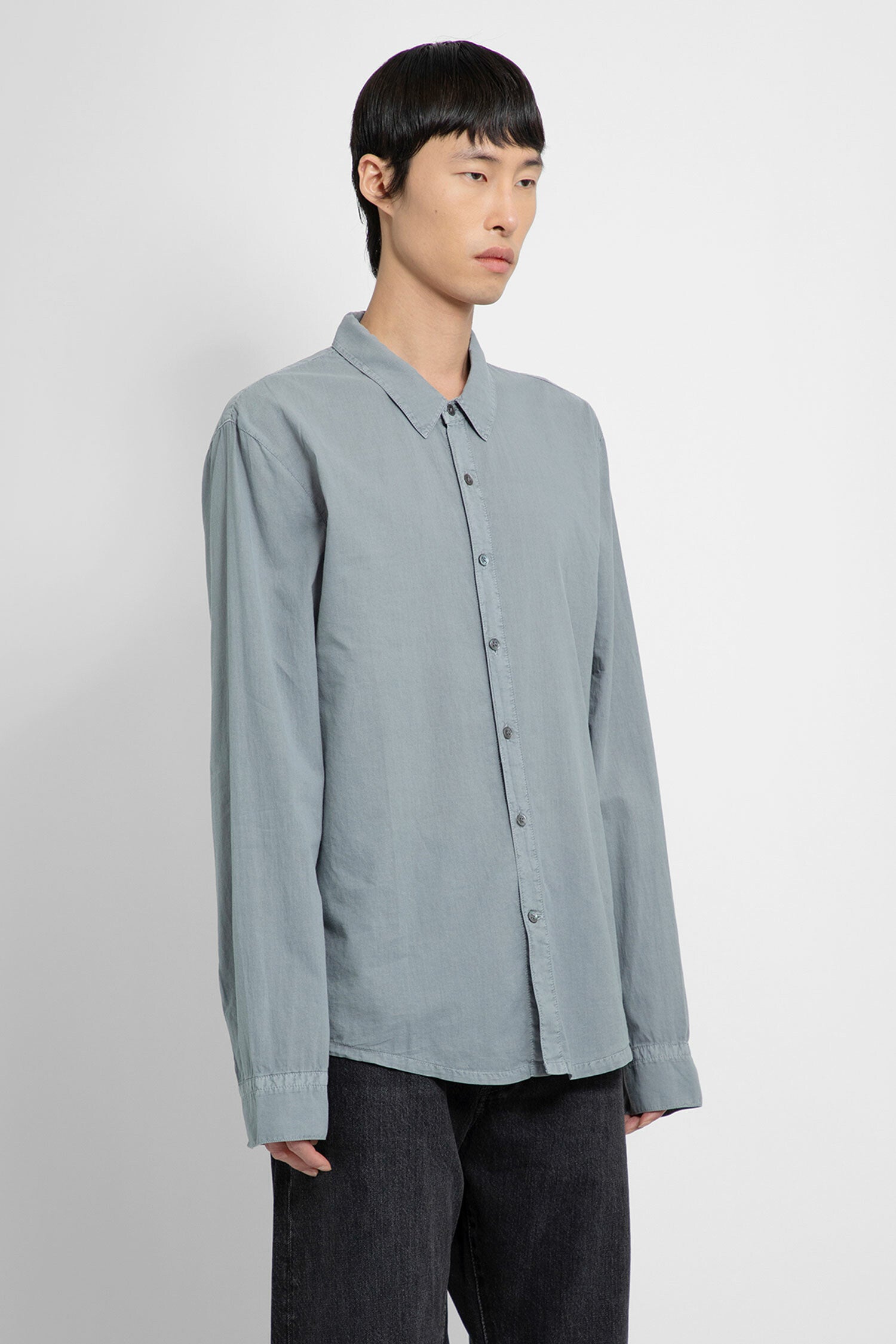 JAMES PERSE MAN GREY SHIRTS