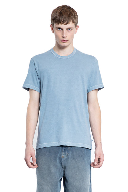 JAMES PERSE MAN BLUE T-SHIRTS & TANK TOPS