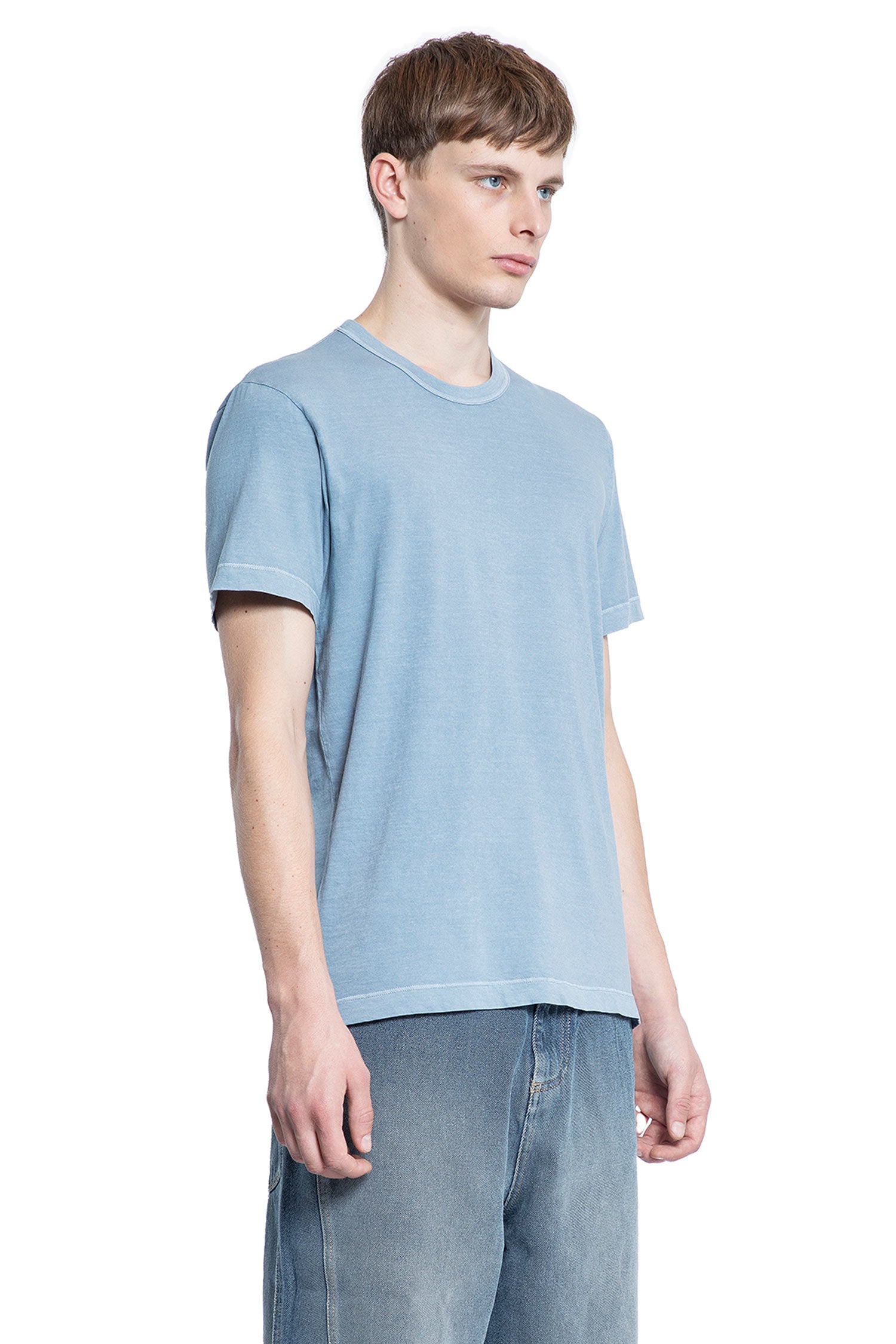 JAMES PERSE MAN BLUE T-SHIRTS & TANK TOPS