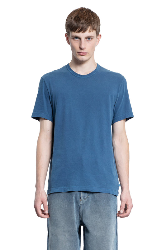 JAMES PERSE MAN BLUE T-SHIRTS & TANK TOPS