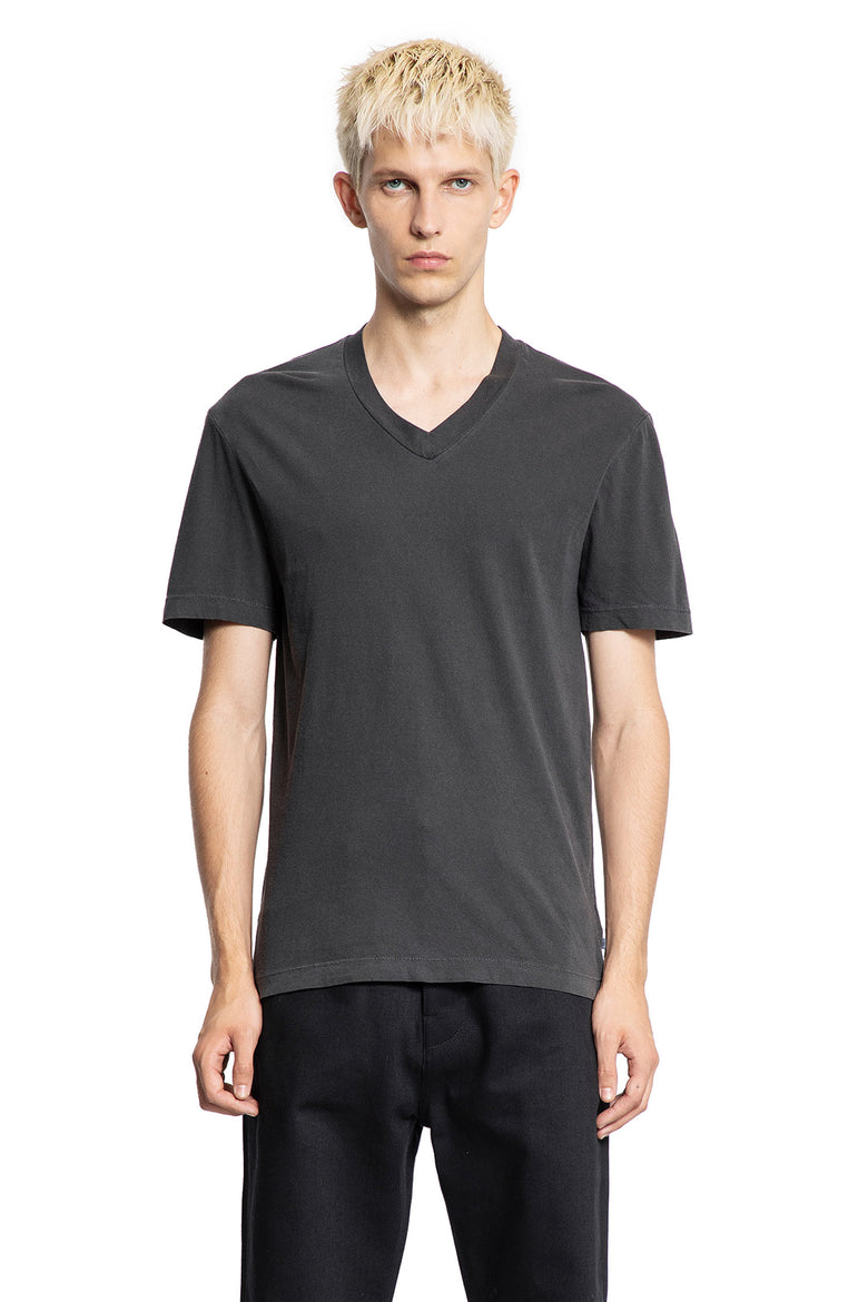 JAMES PERSE MAN GREY T-SHIRTS & TANK TOPS