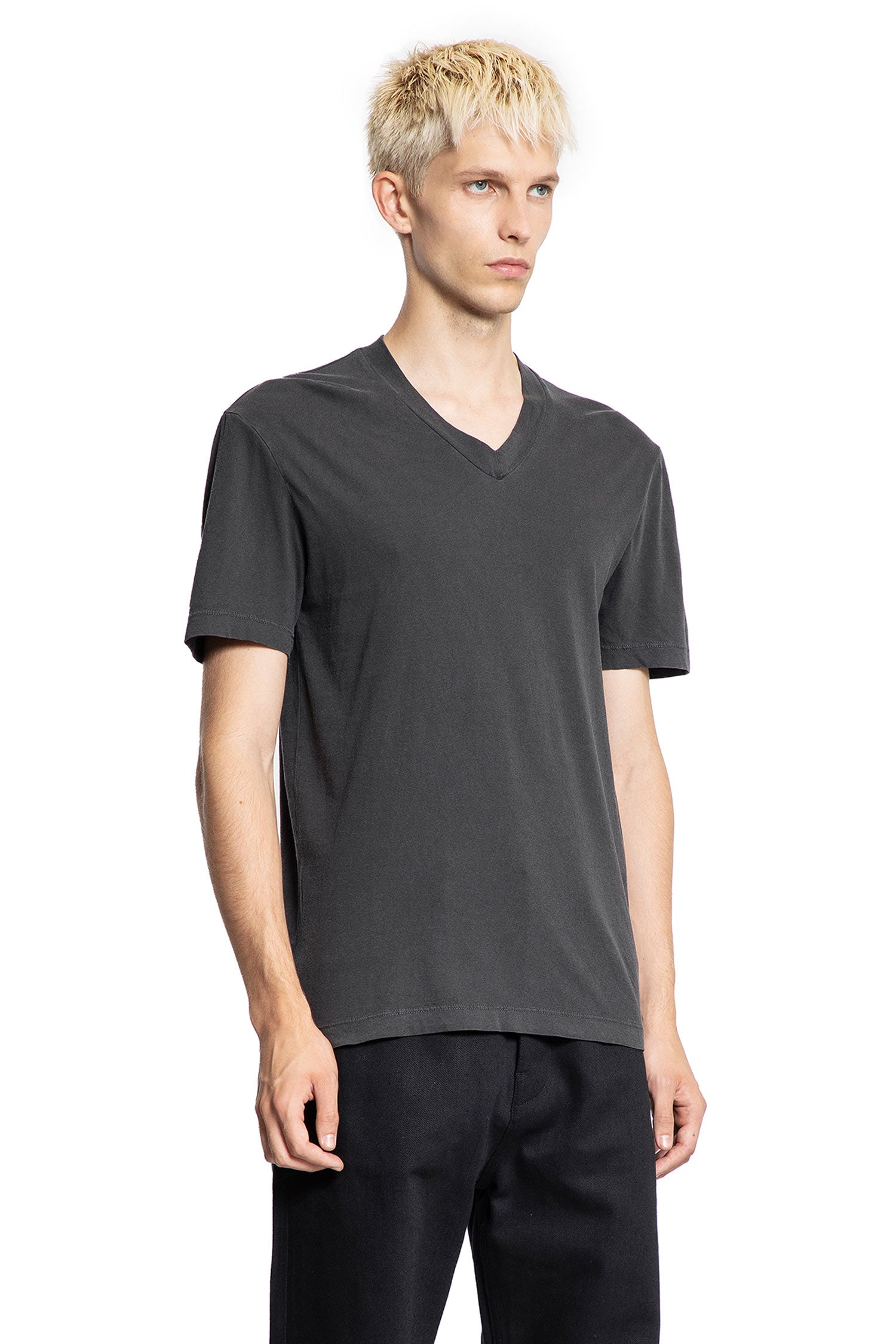 JAMES PERSE MAN GREY T-SHIRTS & TANK TOPS