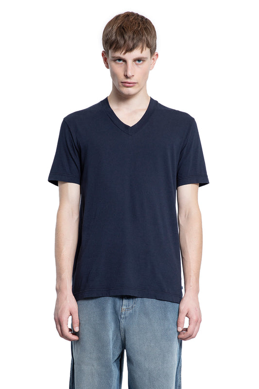 JAMES PERSE MAN BLUE T-SHIRTS & TANK TOPS