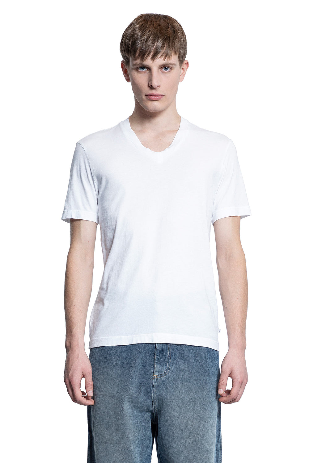 JAMES PERSE MAN WHITE T-SHIRTS & TANK TOPS