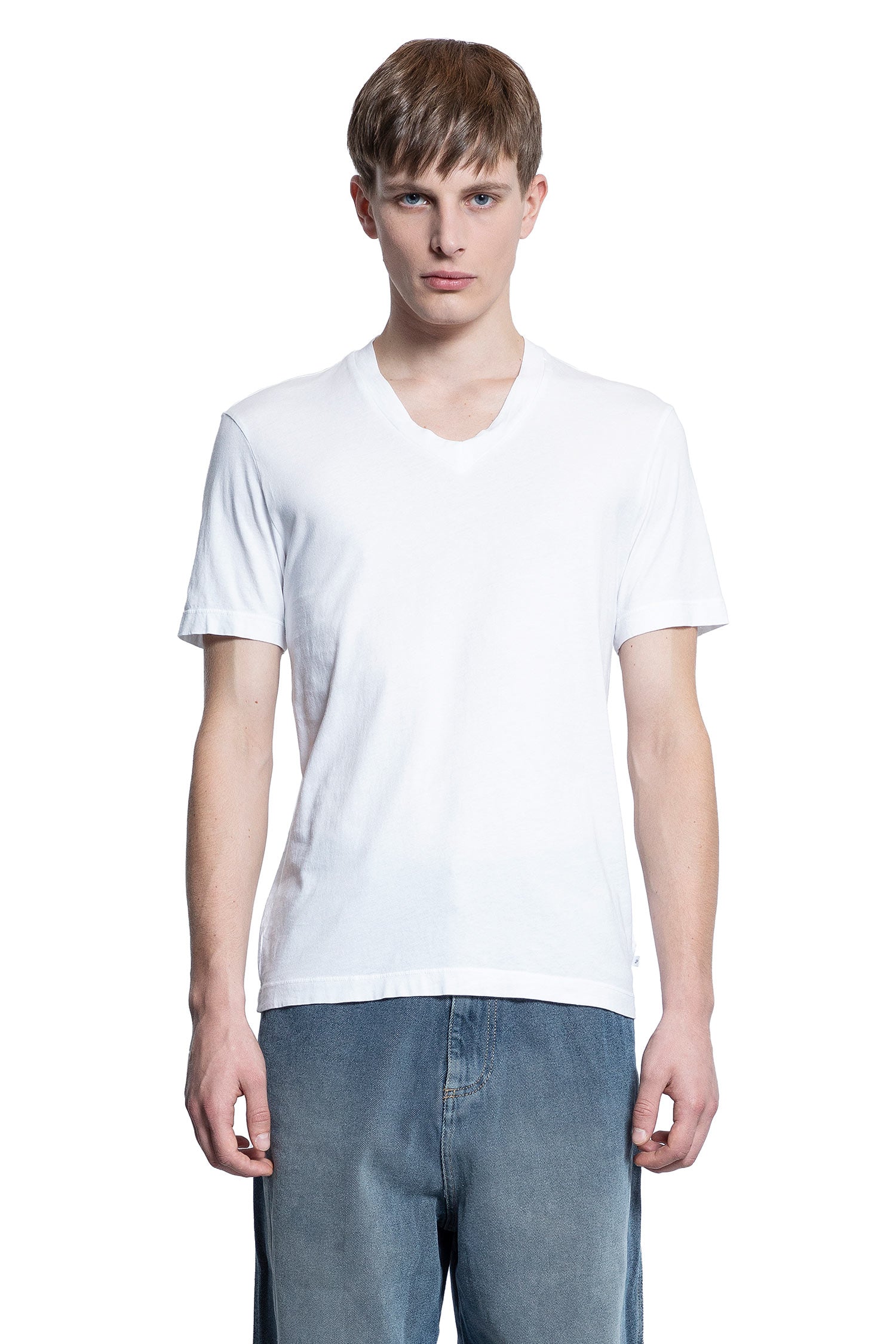 JAMES PERSE MAN WHITE T-SHIRTS & TANK TOPS