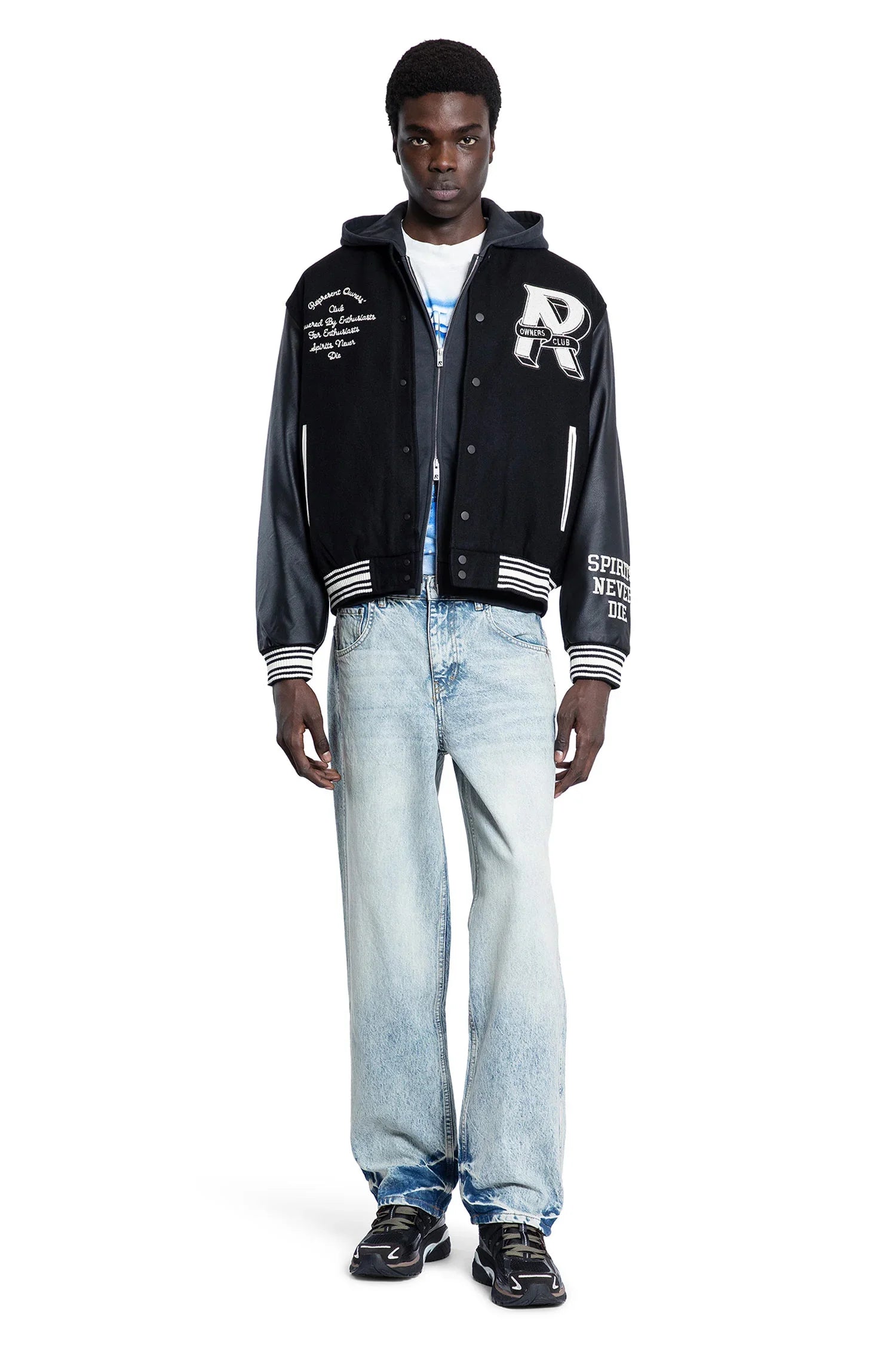 REPRESENT MAN BLACK JACKETS - Antonioli.eu