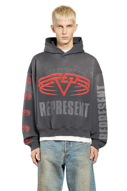 REPRESENT MAN BLACK KNITWEAR