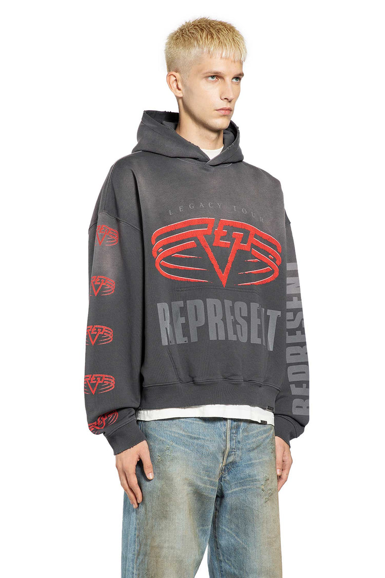 REPRESENT MAN BLACK KNITWEAR