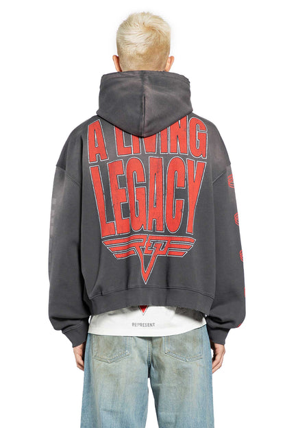 REPRESENT MAN BLACK KNITWEAR