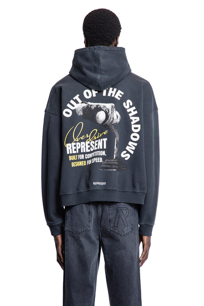 REPRESENT MAN BLACK SWEATSHIRTS