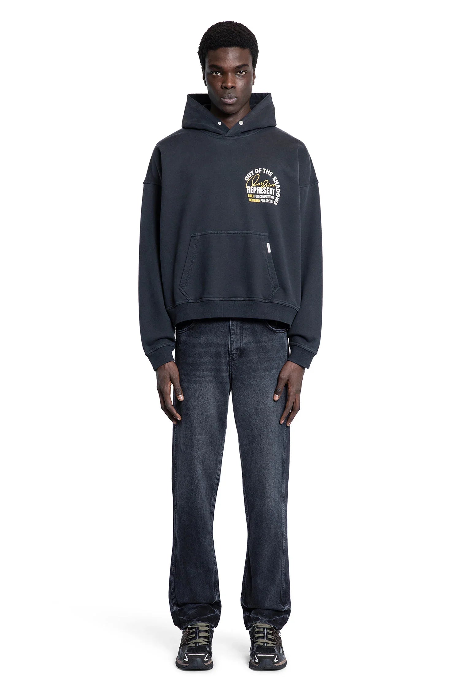 REPRESENT MAN BLACK SWEATSHIRTS - Antonioli.eu