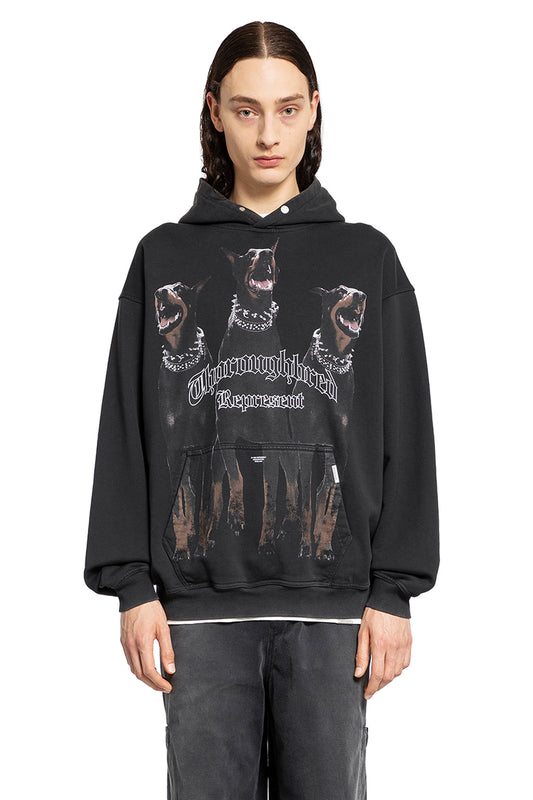 REPRESENT MAN BLACK SWEATSHIRTS