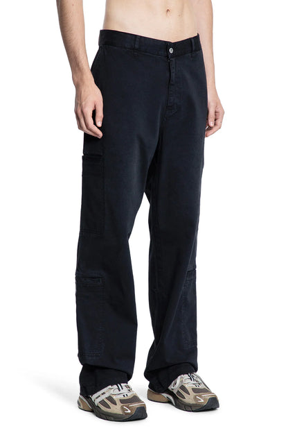 REPRESENT MAN BLACK TROUSERS - Antonioli.eu