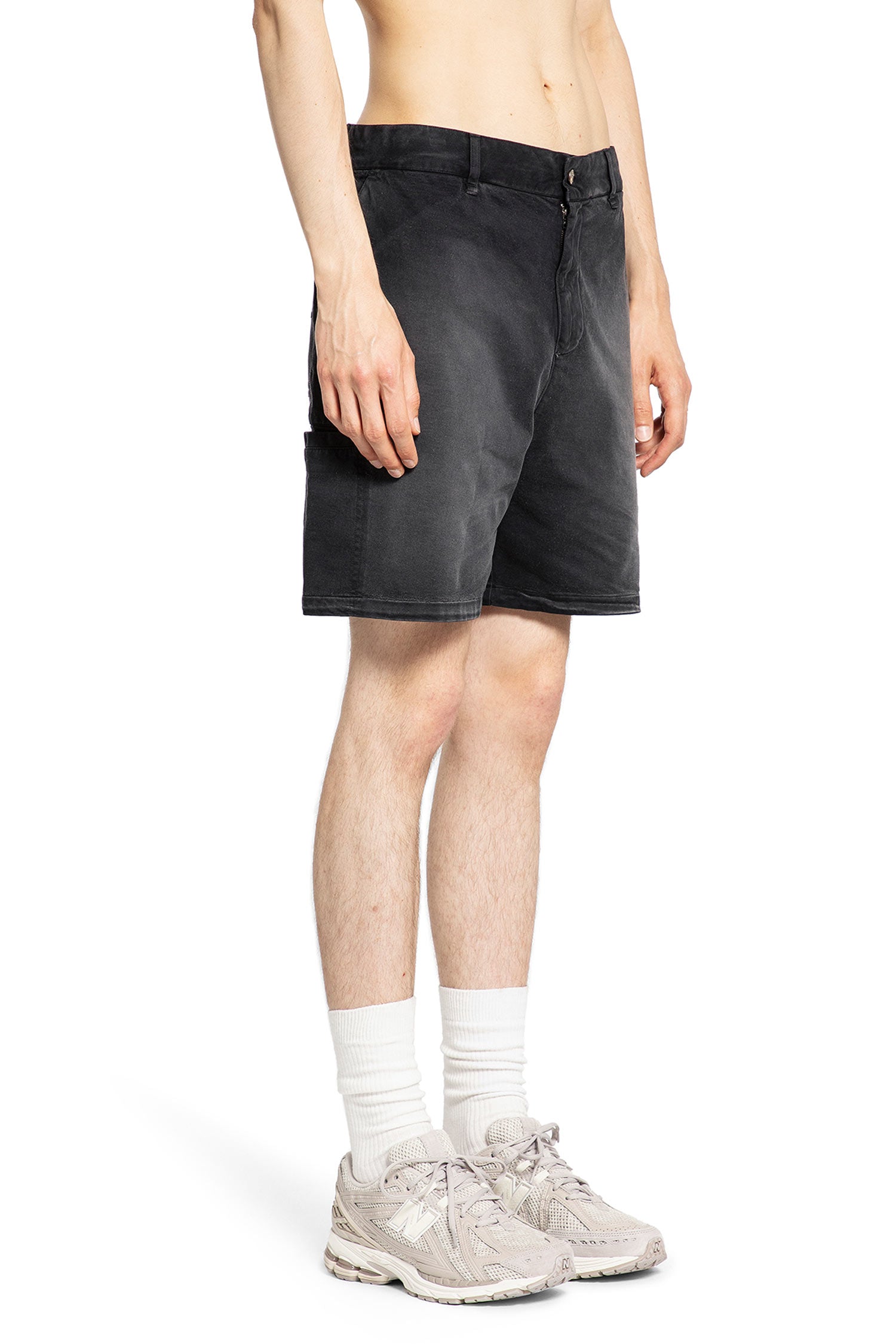 REPRESENT MAN BLACK SHORTS & SKIRTS