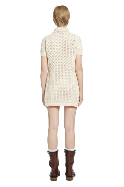 Cotton Polo Mini Dress
