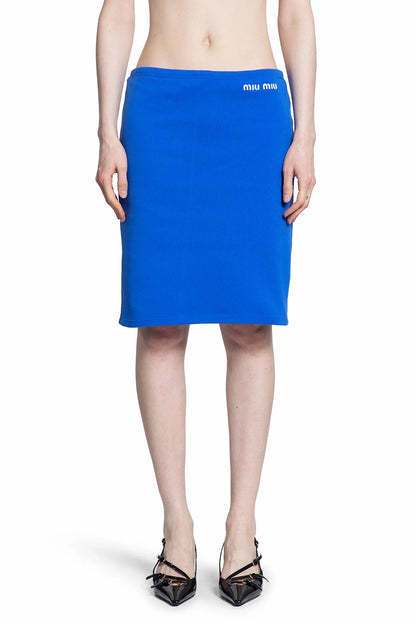 Antonioli MIU MIU WOMAN BLUE SKIRTS