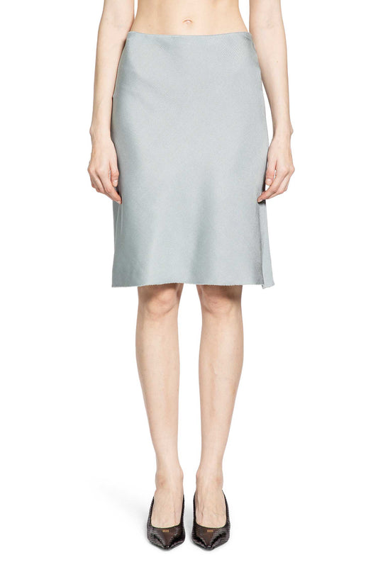 Silk Knit Midi Skirt