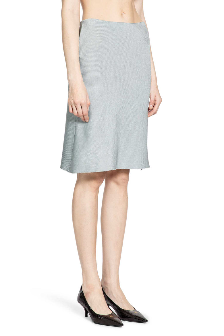 Silk Knit Midi Skirt
