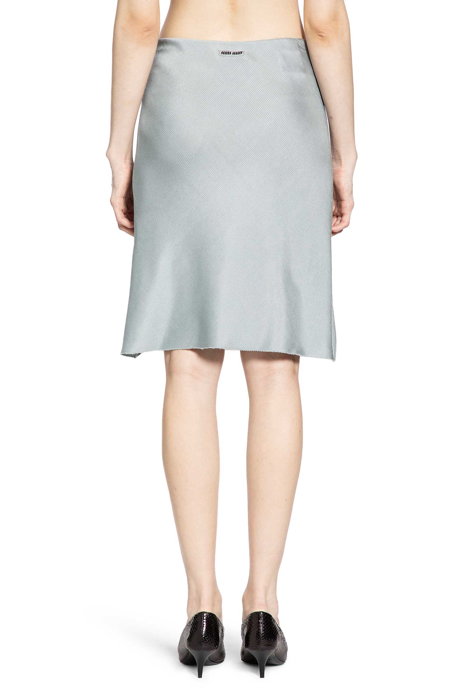 Silk Knit Midi Skirt