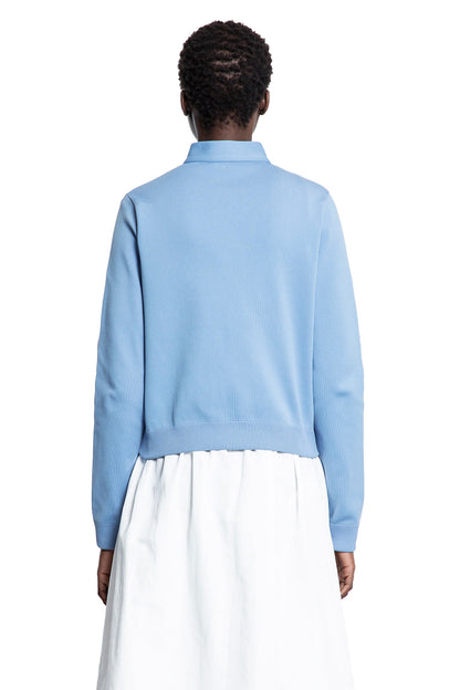 MIU MIU WOMAN BLUE KNITWEAR