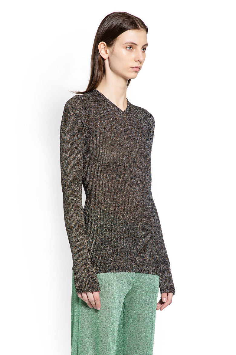 Lurex V-Neck Sweater