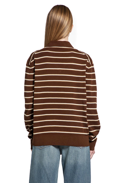 Striped V-Neck Long Sleeve T-Shirt