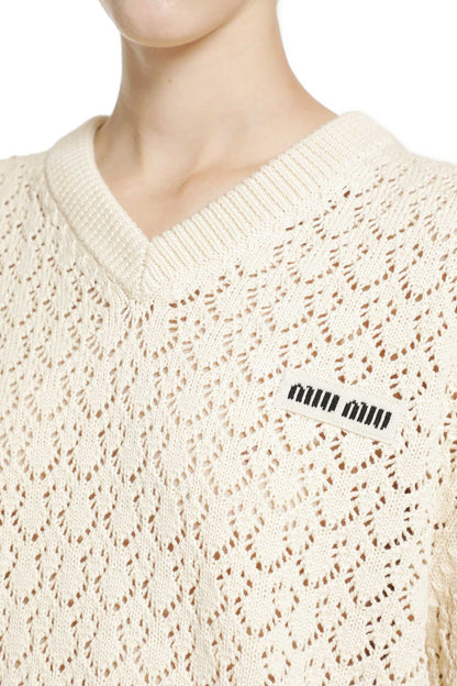 Cotton V-neck Sweater