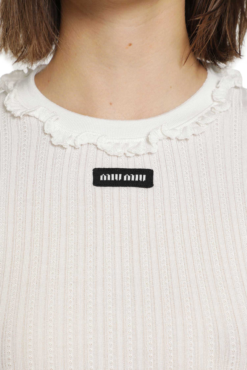 MIU MIU Silk Sweater woman