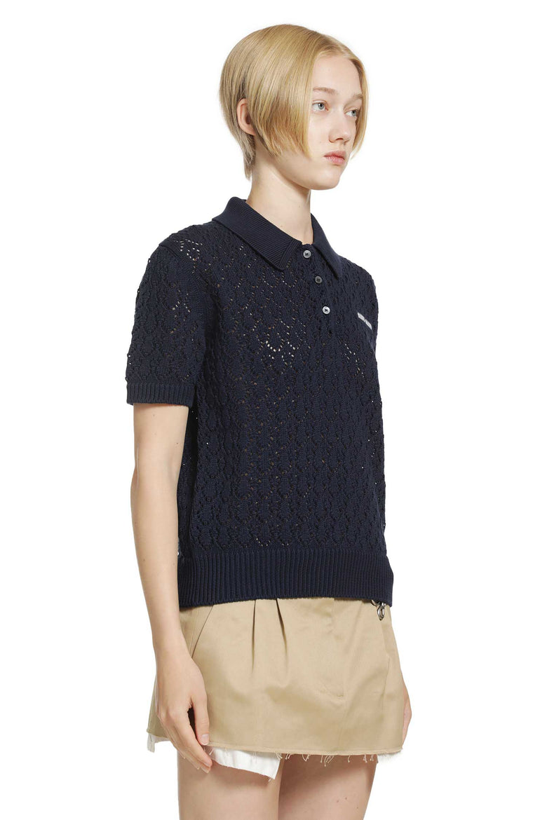 
              MIU MIU Cotton Polo Shirt woman
            