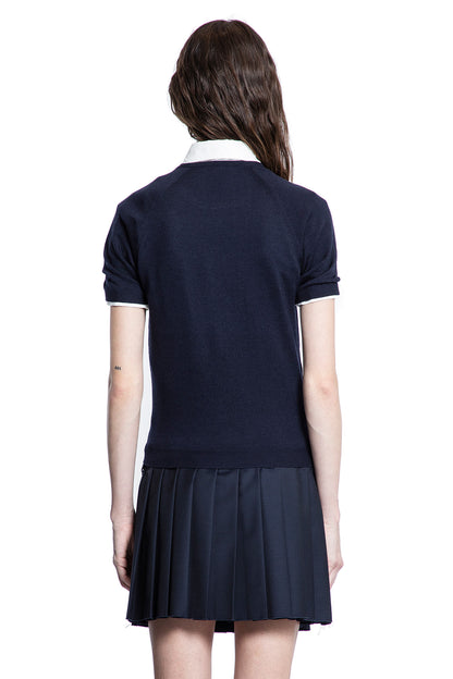 MIU MIU WOMAN BLUE KNITWEAR