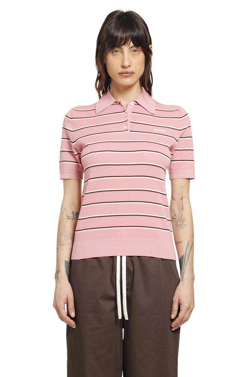 MIU MIU Short-sleeve Polo woman