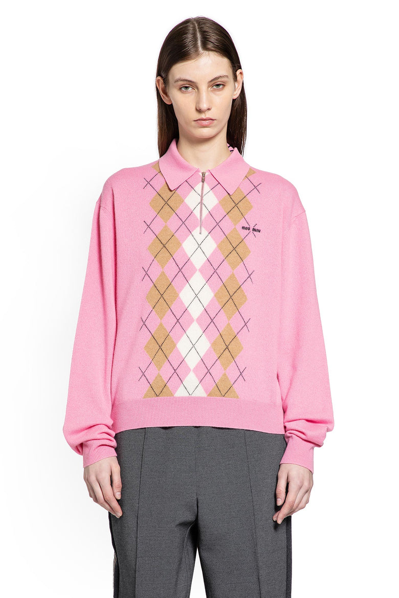Argyle Knit Polo