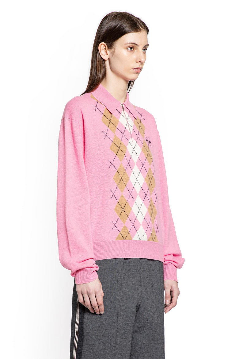 Argyle Knit Polo