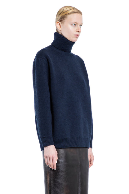 MIU MIU WOMAN BLUE KNITWEAR