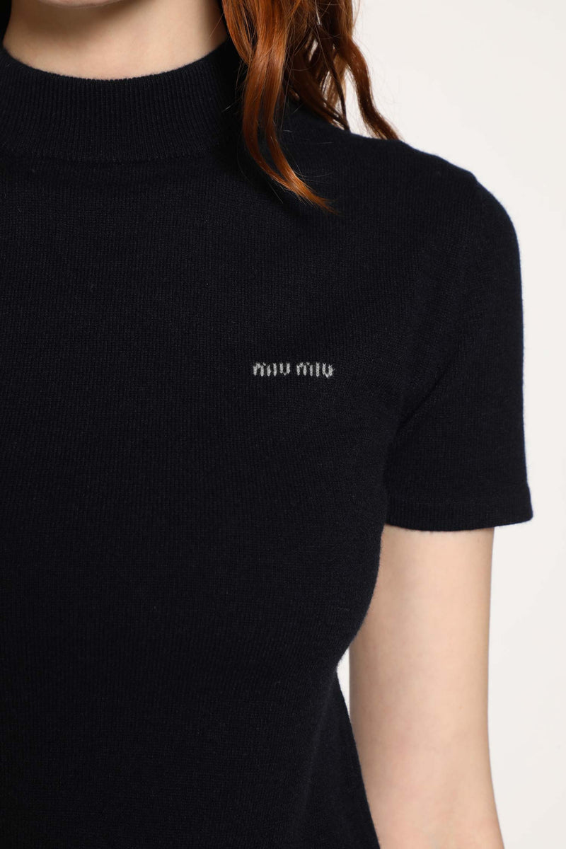 Cashmere Short Sleeve Sweater - Antonioli.eu