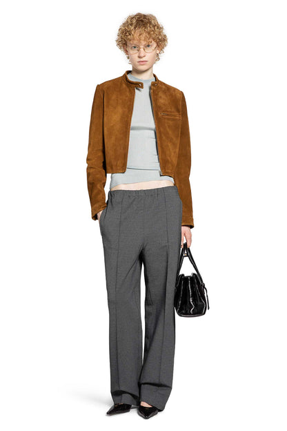 MIU MIU WOMAN BLUE KNITWEAR