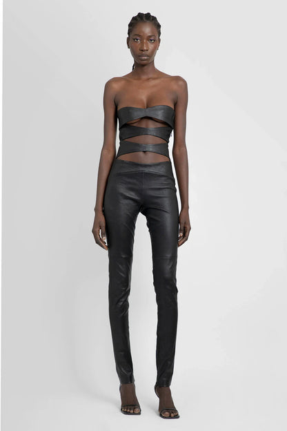 MONOT WOMAN BLACK TOPS - Antonioli.eu