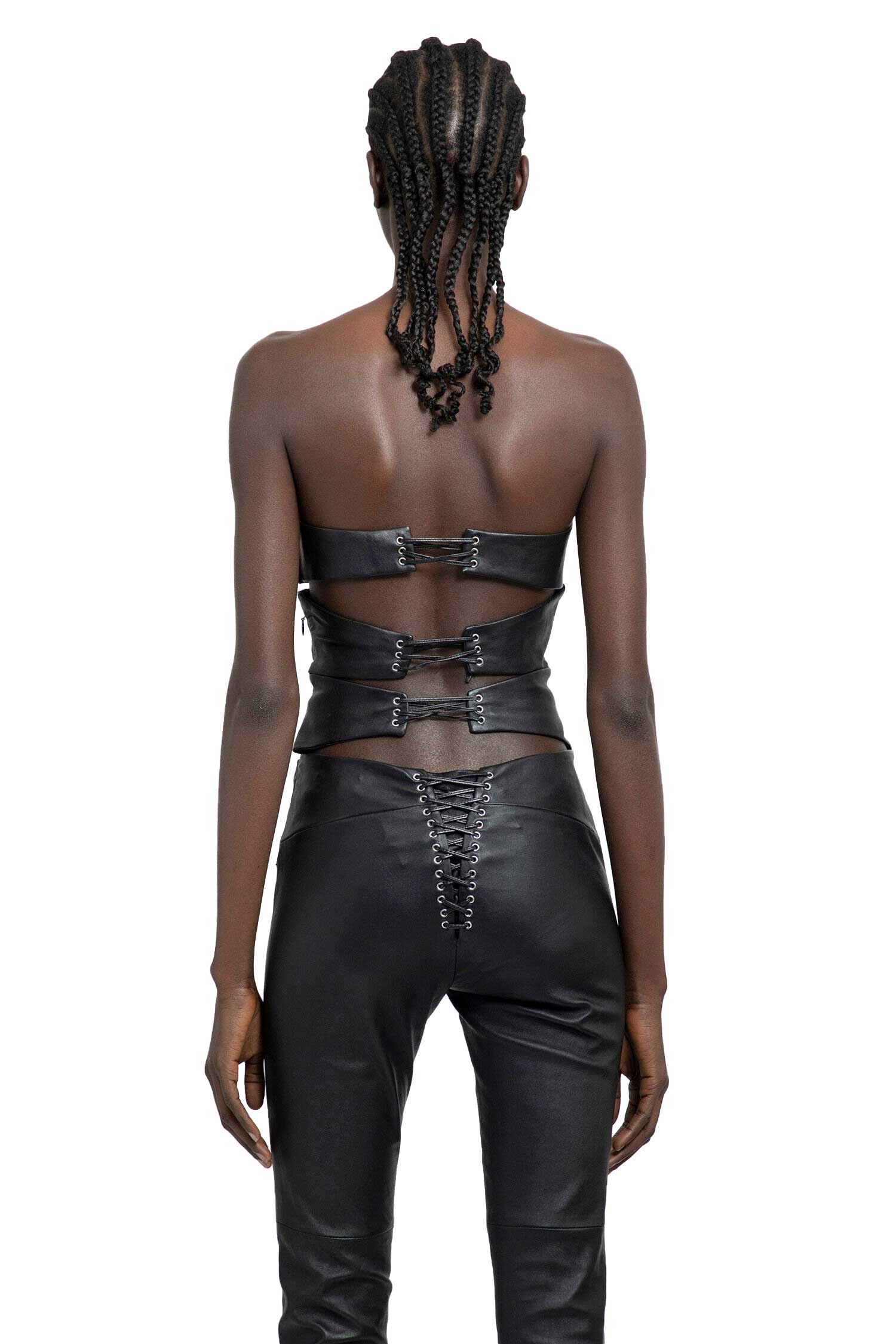 MONOT Diamond Leather Bra woman