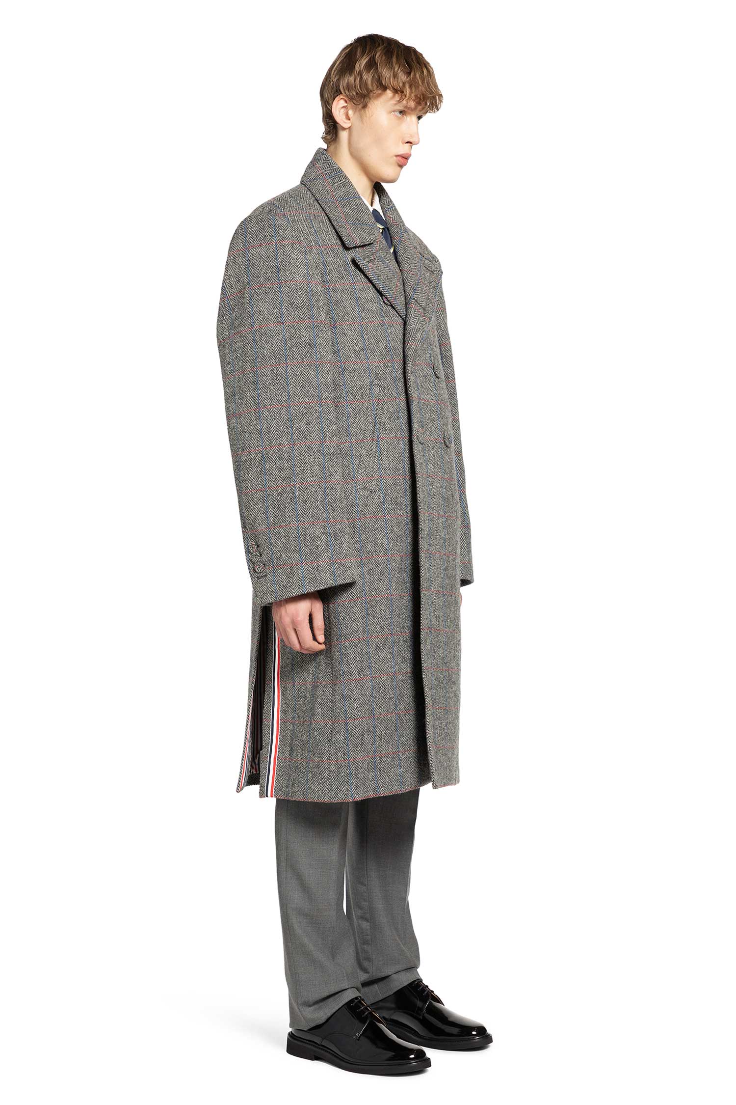 Oversized Peacoat in Hunting Tweed