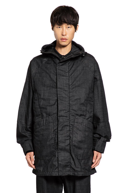 Resined and Garment Dyed Hooded Jacket