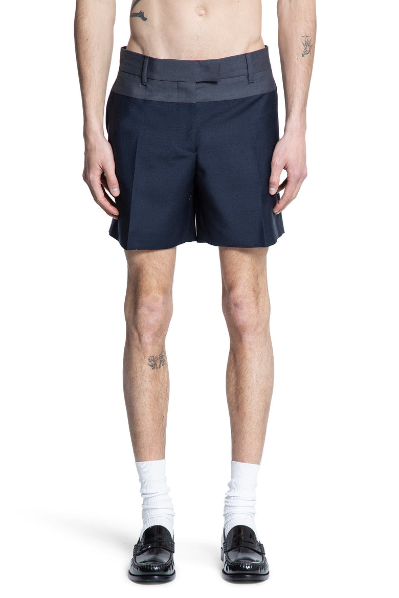 MIU MIU MAN BLUE SHORTS & SKIRTS