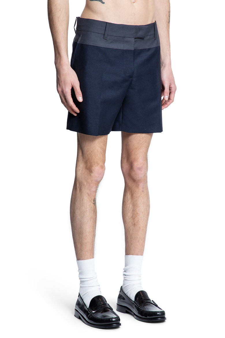 MIU MIU MAN BLUE SHORTS & SKIRTS