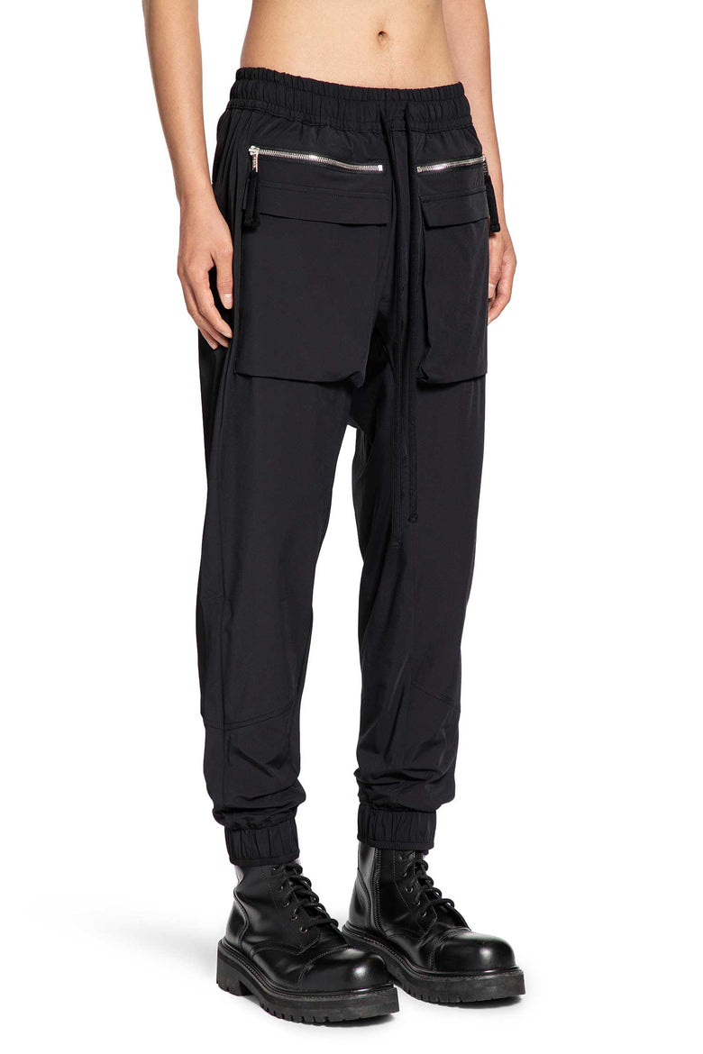 Matte Nylon Cargo Sweatpants
